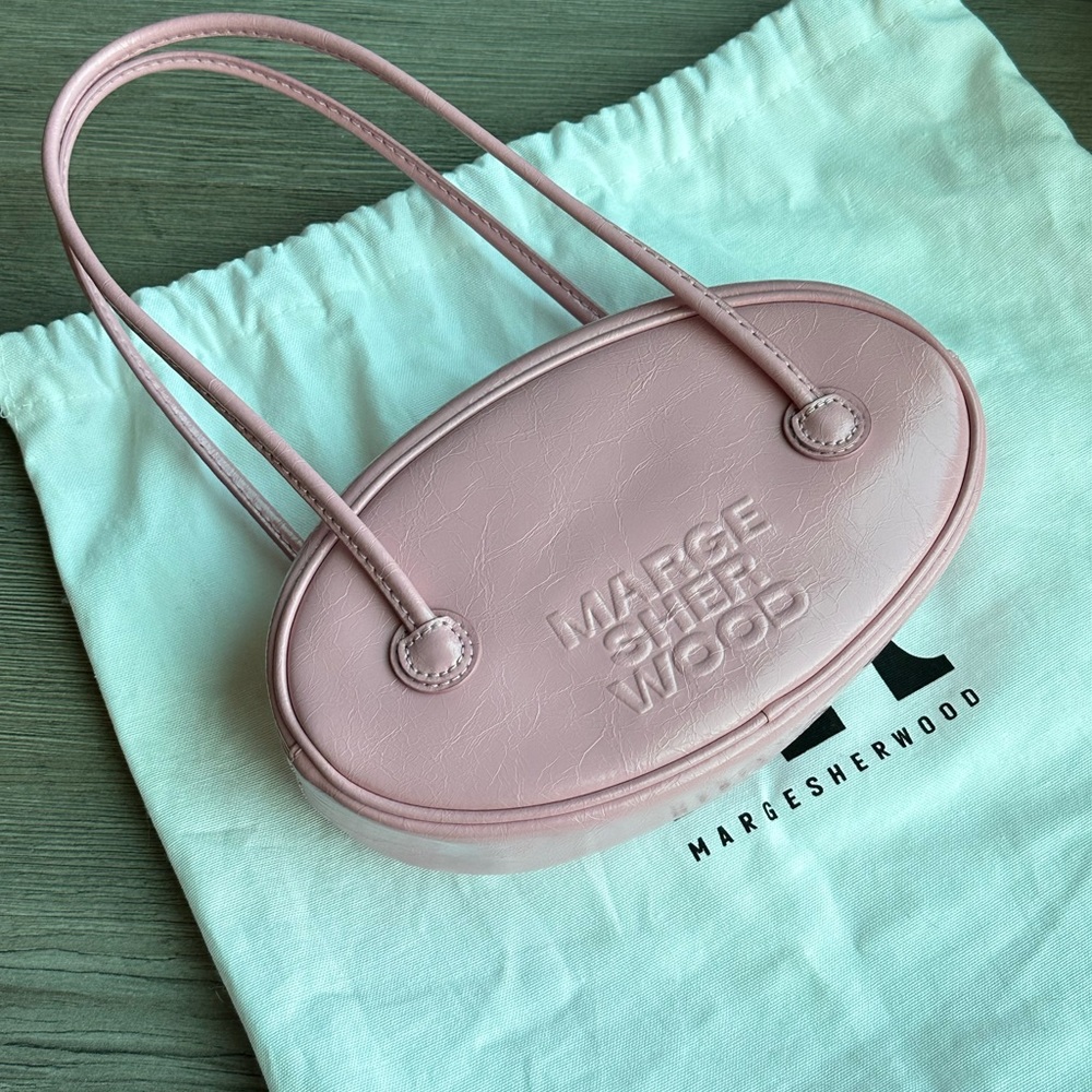 Marge Sherwood Pink Mini Oval Shoulder Bag
